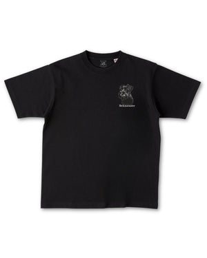 シュナウザー フェイス&ロゴ 刺繍 Tシャツ