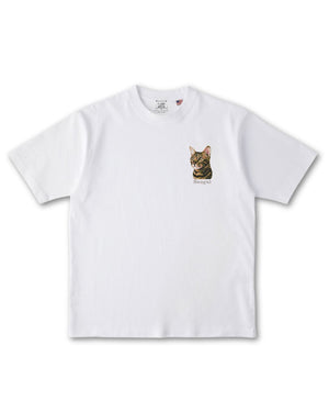 ベンガル フェイス&ロゴ 刺繍 Tシャツ