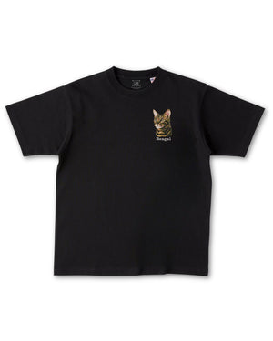 ベンガル フェイス&ロゴ 刺繍 Tシャツ