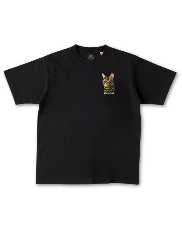 ベンガル フェイス&ロゴ 刺繍 Tシャツ