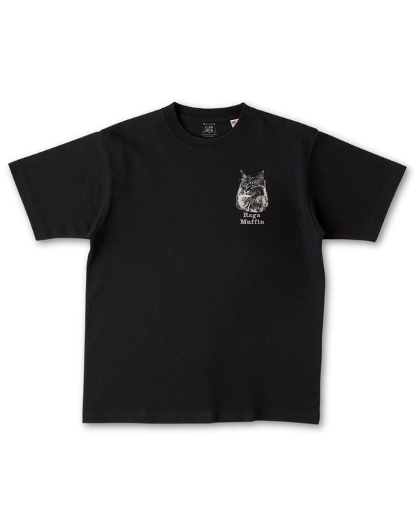 ラガマフィン フェイス&ロゴ 刺繍 Tシャツ