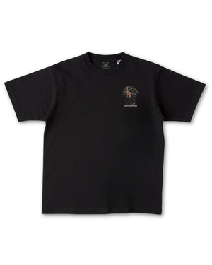 ダックスフント フェイス&ロゴ 刺繍 Tシャツ