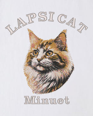 ミヌエット ミディアム フェイス&サークルロゴ 刺繍 Tシャツ