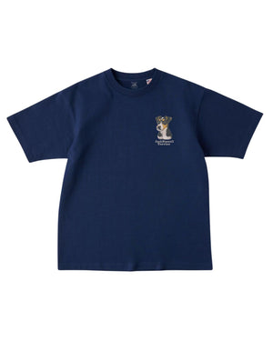 ジャックラッセルテリア フェイス&ロゴ 刺繍 Tシャツ