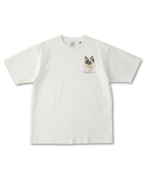 ラグドール フェイス&ロゴ 刺繍 Tシャツ