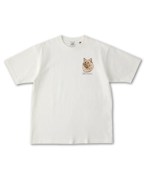 ミヌエット フェイス&ロゴ 刺繍 Tシャツ