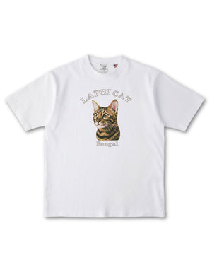 ベンガル ミディアム フェイス&サークルロゴ 刺繍 Tシャツ