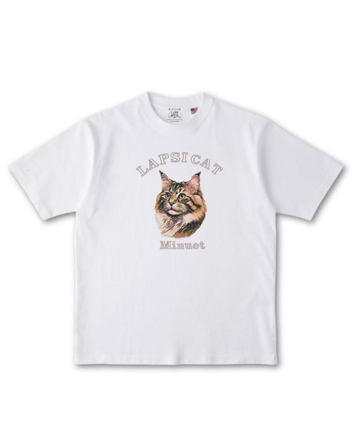 ミヌエット ミディアム フェイス&サークルロゴ 刺繍 Tシャツ