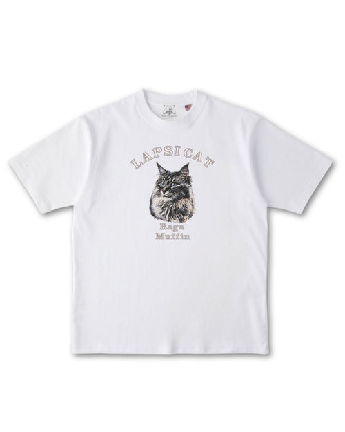 ラガマフィン ミディアム フェイス&サークルロゴ 刺繍 Tシャツ