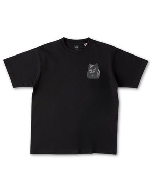 ポメラニアンフェイスドッグ刺繍 Tシャツ