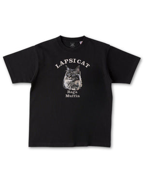 ラガマフィン ミディアム フェイス&サークルロゴ 刺繍 Tシャツ