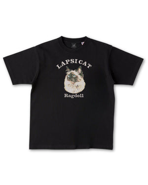 ラグドール ミディアム フェイス&サークルロゴ 刺繍 Tシャツ