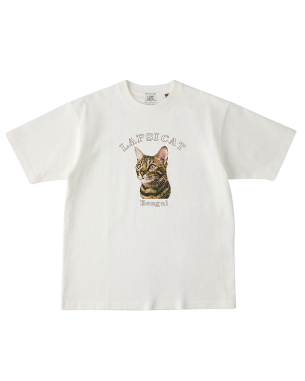 ベンガル ミディアム フェイス&サークルロゴ 刺繍 Tシャツ