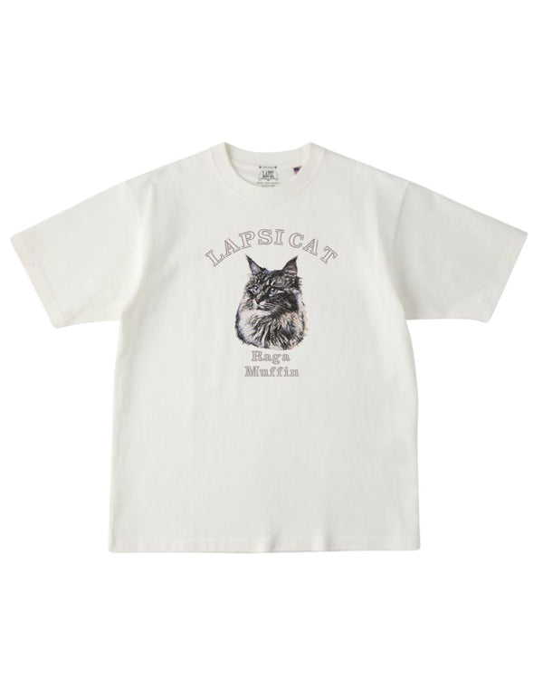 ラガマフィン ミディアム フェイス&サークルロゴ 刺繍 Tシャツ