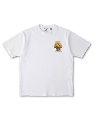 プードル フェイス&ロゴ 刺繍 Tシャツ