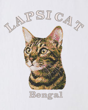 ベンガル ミディアム フェイス&サークルロゴ 刺繍 Tシャツ