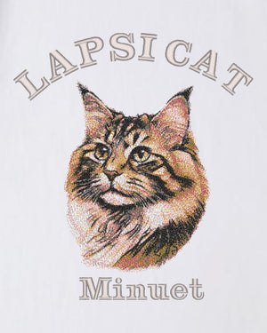 ミヌエット ミディアム フェイス&サークルロゴ 刺繍 Tシャツ