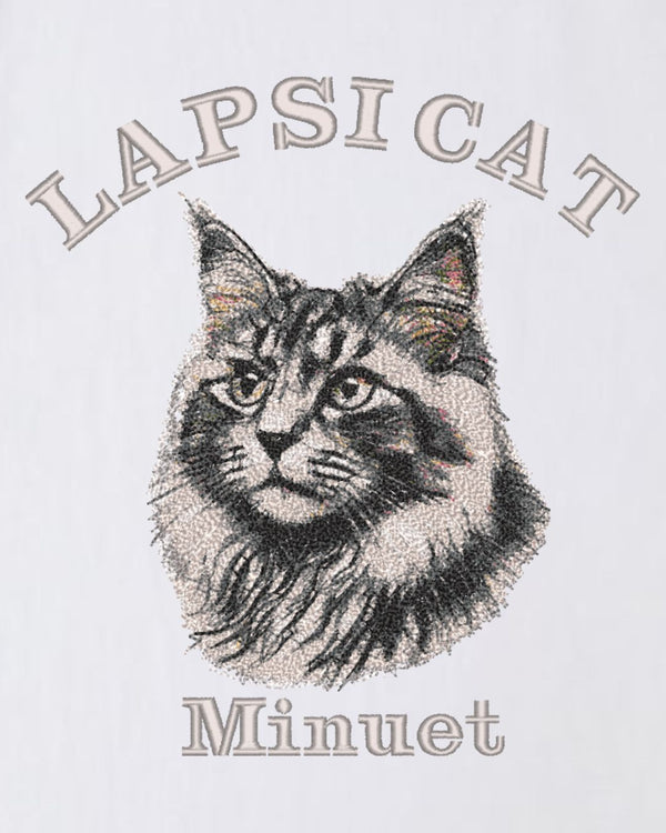 ミヌエット フェイス&ロゴ 刺繍 ロンＴ