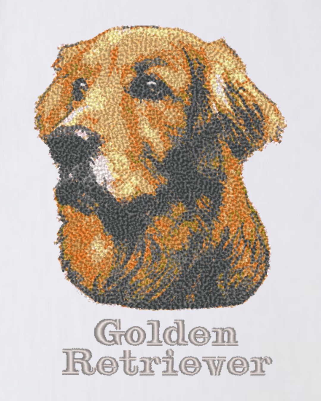 犬の刺繍画　ゴールデンレトリバー　額入り 犬の刺繍画 ゴールデンレトリバー 額入り - メルカリ
