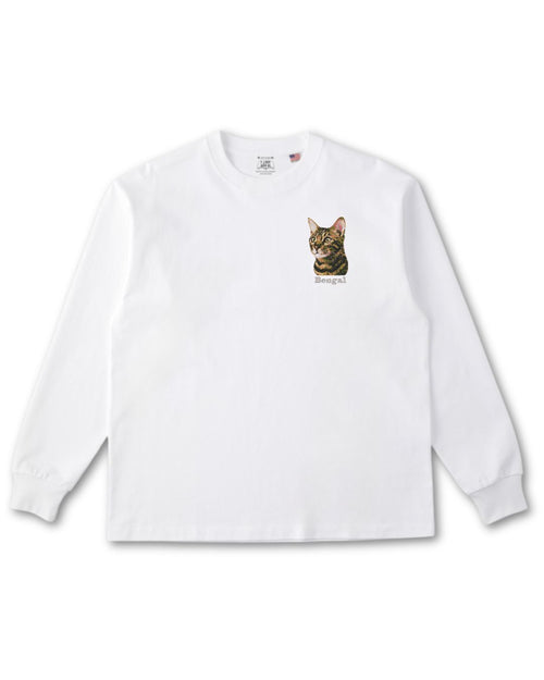 ベンガル フェイス&ロゴ 刺繍 ロンＴ