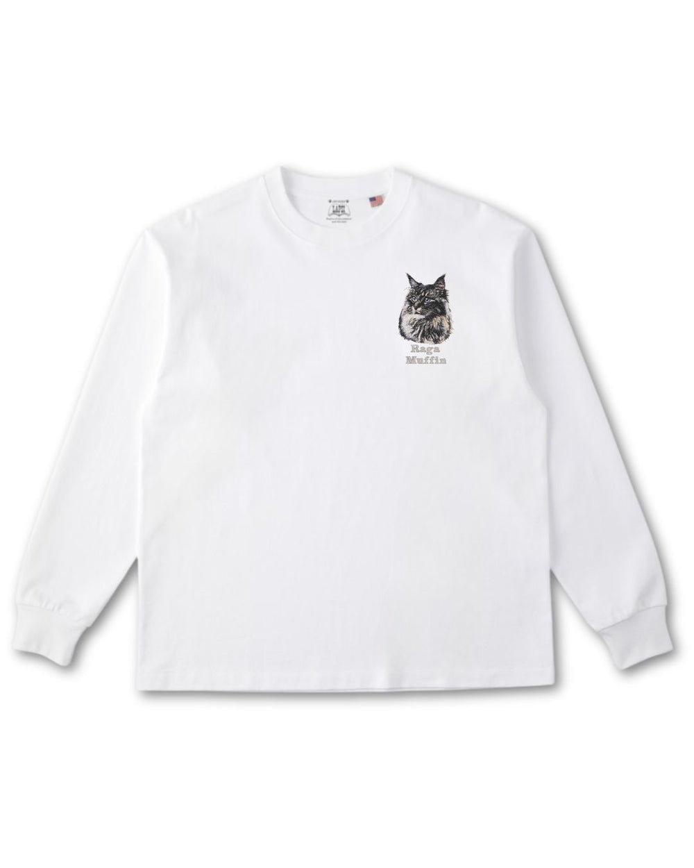 ラガマフィン フェイス&ロゴ 刺繍 ロンＴ