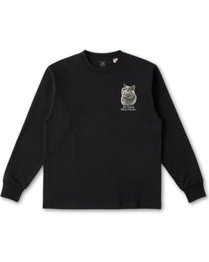 ブリッティッシュショートヘア フェイス&ロゴ 刺繍 ロンＴ