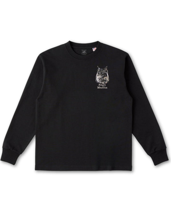 ラガマフィン フェイス&ロゴ 刺繍 ロンＴ