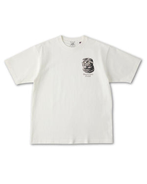 スコティッシュフォールド フェイス&ロゴ 刺繍 Tシャツ