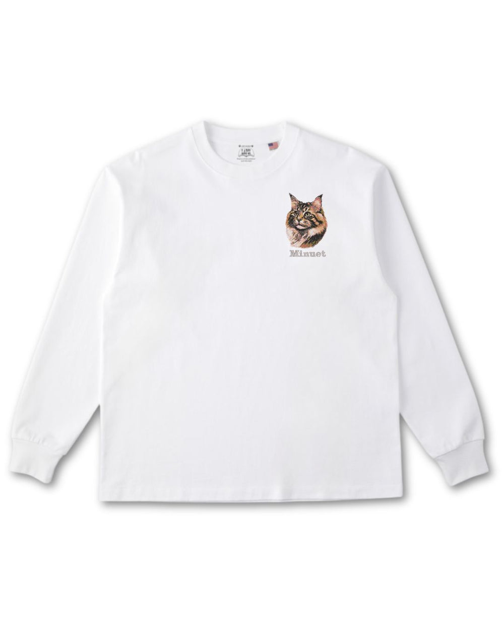 ミヌエット フェイス&ロゴ 刺繍 ロンＴ