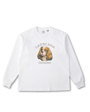 キャバリア ミディアム フェイス&サークルロゴ 刺繍 ロンT