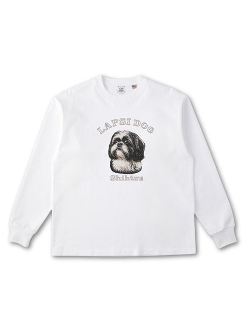 シーズー ミディアム フェイス&サークルロゴ 刺繍 ロンT