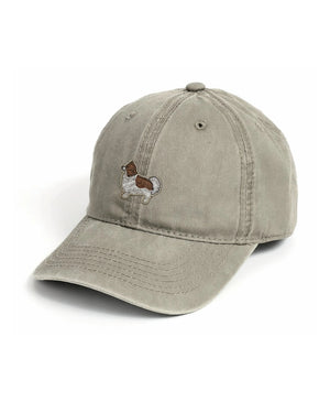 【選べる犬種】サイドドッグ刺繍 ガーメント キャップ