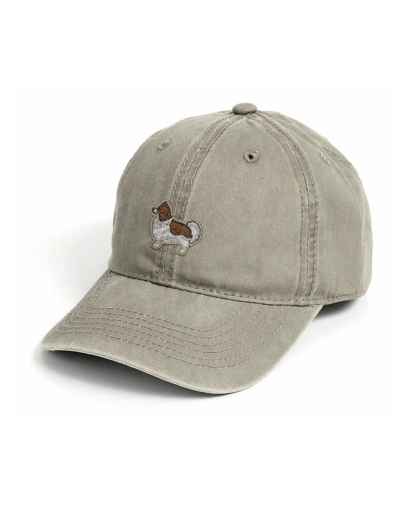 【選べる犬種】サイドドッグ刺繍 ガーメント キャップ