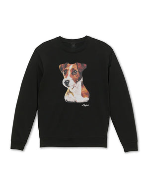 【選べる犬種】ラージ ドッグフェイス刺繍 スウェット