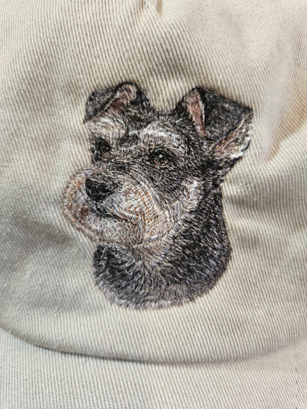 Schnauzer Portrait Cap
