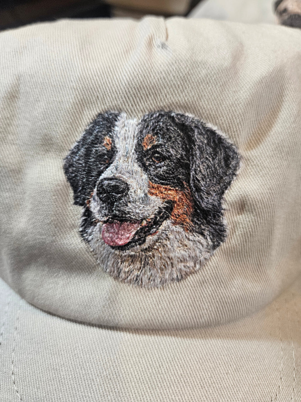 Bernese Mountain Dog Portrait Cap