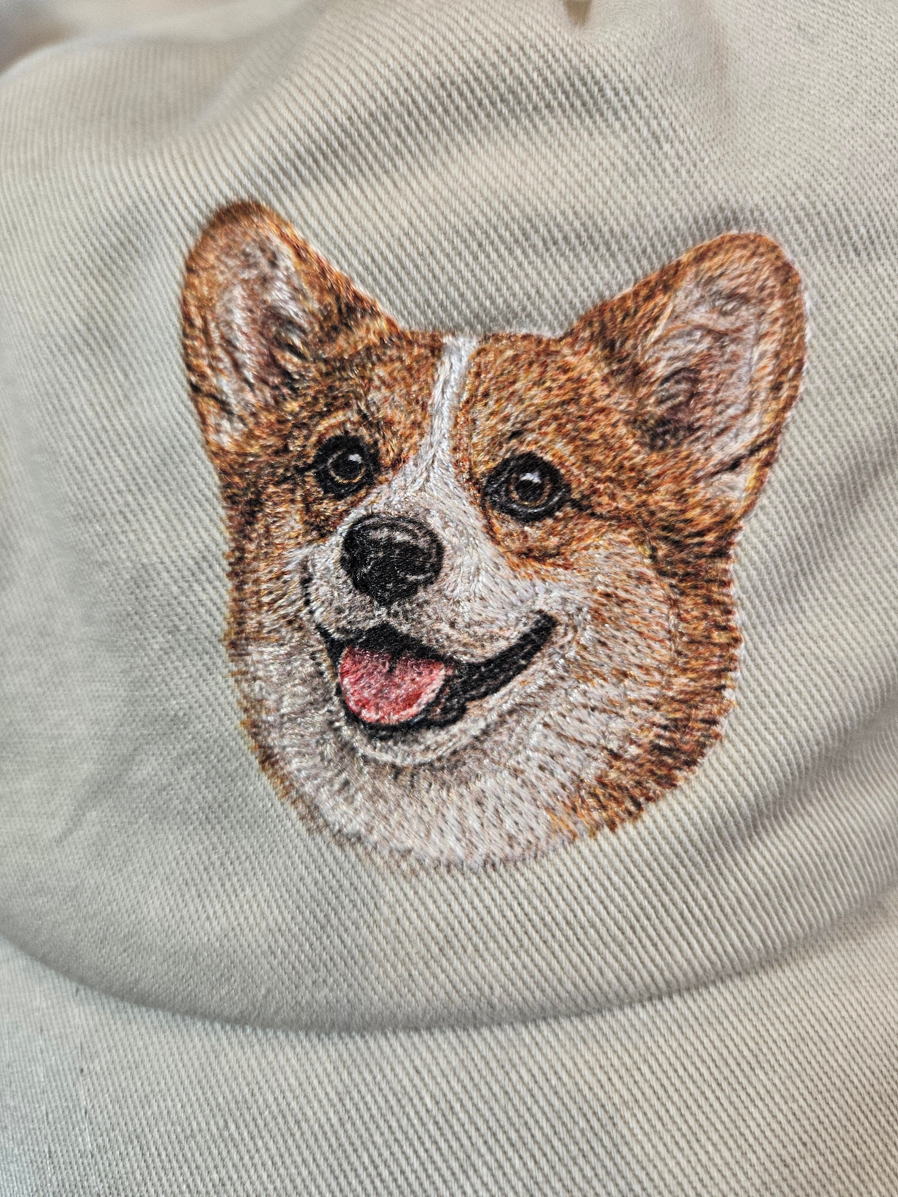 Welsh Corgi Portrait Cap
