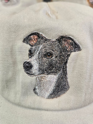 Italian Greyhound Portrait Cap