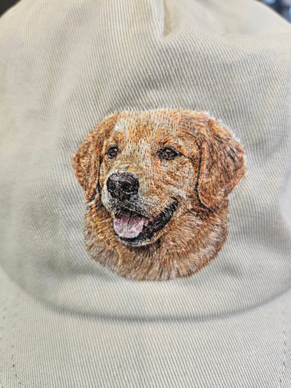 Golden Retriever Portrait Cap