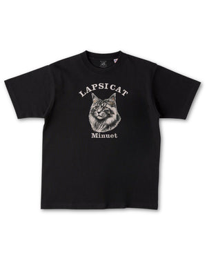 ミヌエット ミディアム フェイス&サークルロゴ 刺繍 Tシャツ