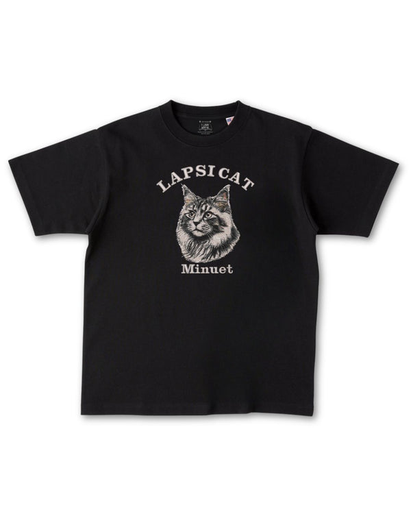 ミヌエット ミディアム フェイス&サークルロゴ 刺繍 Tシャツ