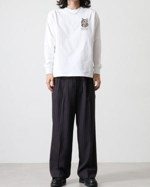 ラグドール フェイス&ロゴ 刺繍 ロンＴ