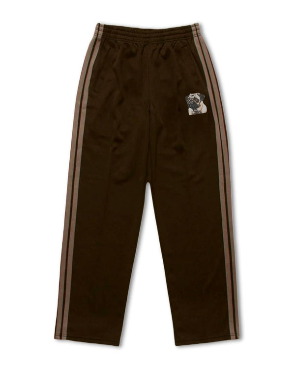 【選べる犬種】フェイスドッグ刺繍 トラックパンツ
