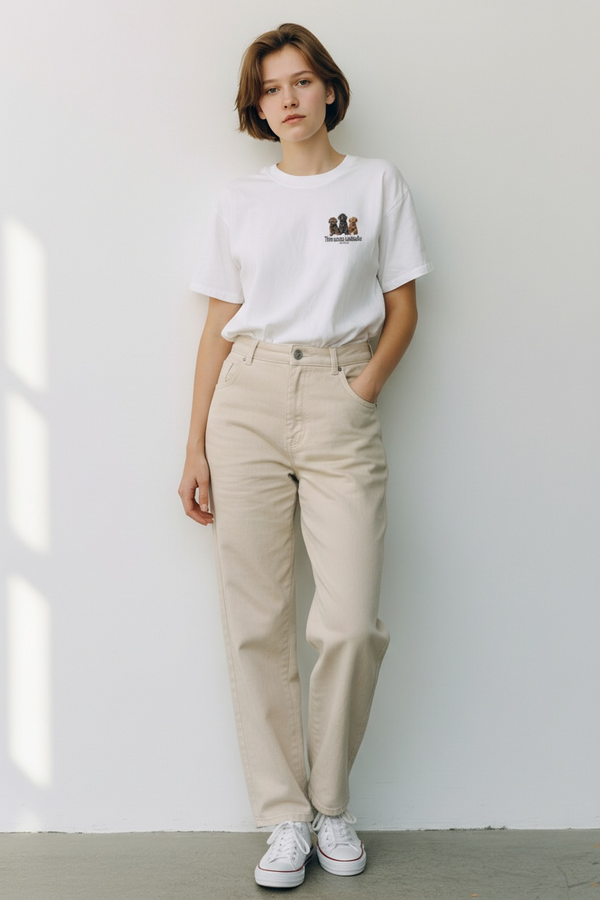 LAPSI Three dog series Austrian labradoodle Tee