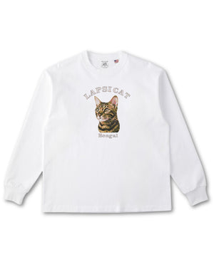 ベンガル ミディアム フェイス&サークルロゴ 刺繍 ロンＴ