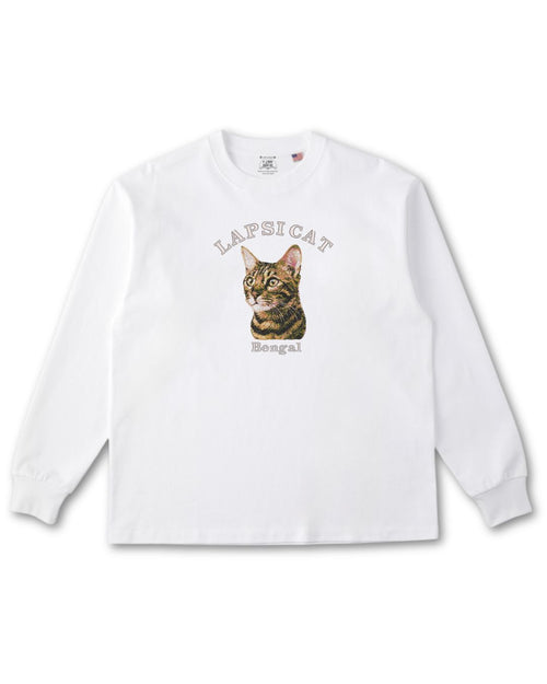 ベンガル ミディアム フェイス&サークルロゴ 刺繍 ロンＴ