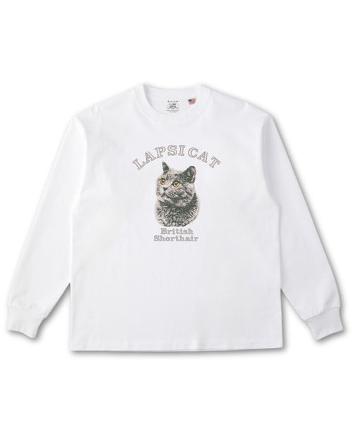 ブリッティッシュショートヘア ミディアム フェイス&サークルロゴ 刺繍 ロンＴ