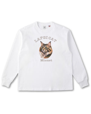 ミヌエット ミディアム フェイス&サークルロゴ 刺繍 ロンＴ