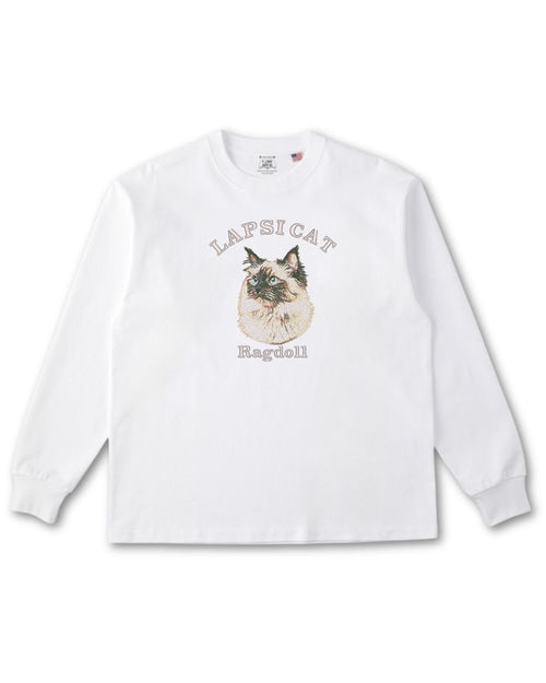 ラグドール ミディアム フェイス&サークルロゴ 刺繍 ロンＴ