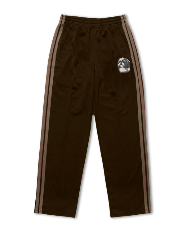 【選べる犬種】フェイスドッグ刺繍 トラックパンツ